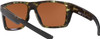 Top View of Costa Del Mar Men's Lido Sunglasses Wetlands/Polarized Green Mirrored 580P 57 mm