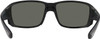 Top View of Costa Del Mar Men's Tuna Alley Pro Sunglasses in Black/Polarized Grey 580G 60 mm