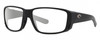Profile View of Costa Del Mar TUNA ALLEY PRO Designer Reading Eye Glasses with Custom Cut Powered Lenses in Black Mens Rectangular Full Rim Acetate 60 mm