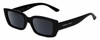 Profile View of Kendall+Kylie KK5137CE GEMMA Women Rectangle Designer Sunglasses Black/Grey 51mm