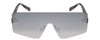 Front View of Kendall+Kylie KK5159CE MARISKA Womens Sunglass Purple Crystal/Silver Mirror 71mm