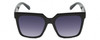 Front View of Kendall+Kylie KK5160CE COLLEEN Womens Designer Sunglass Black/Grey Gradient 54mm