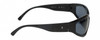 Side View of Kendall+Kylie KK5161CE SELENE Womens Oval Designer Sunglasses in Black/Grey 63mm
