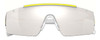 Front View of Arnette AN4285 Unisex Rimless Sunglasses Transparent Crystal/Silver Mirror 42 mm