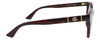 Side View of Gucci GG0763S Womens Cat Eye Designer Sunglasses Tortoise Havana Gold/Brown 53mm