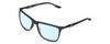 Profile View of Columbia C553S Designer Blue Light Blocking Eyeglasses in Matte Slate Grey Unisex Rectangular Full Rim Acetate 62 mm