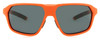 Front View of Smith Optics Pathway-69I Men Sunglasses in Neon Orange/Chromapop Smoke Grey 62mm