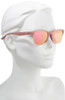Side View of Smith Optics Haywire-F45 Women Sunglasses Purple Gold/Chromapop Pink Mirror 55mm