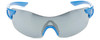 Front View of Smith Optic Pivlock Unisex Rimless Sunglass Blue/Chromapop Grey/Pink Mirror 99mm