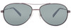 Front View of Reptile Madagascar Unisex Avaitor Full Rim Designer Polarized Sunglass Grey 59mm