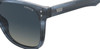 Side View of Levi's Timeless LV5008S Unisex Sunglasses Crystal Blue Horn Marble/Sf Grey 52 mm