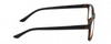 Side View of Geoffrey Beene GBR009 Designer Progressive Lens Blue Light Blocking Eyeglasses in Gloss Crystal Dark Brown Black Mens Panthos Full Rim Acetate 52 mm