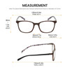 Lulu Guinness LR75 Womens Progressive Blue Light Glasses Brown Purple White 50mm