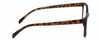 Side View of Elle EL15559R Designer Progressive Lens Prescription Rx Eyeglasses in Gloss Tortoise Havana Brown Spot Ladies Cat Eye Full Rim Acetate 52 mm