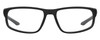 Front View of Under Armour UA-5014 Mens Oval Designer Reading Glasses in Gloss Black Grey 56mm