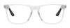 Front View of Under Armour UA-5018/G Unisex Square Reading Glasses Crystal Grey Navy Blue 54mm