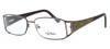 Caviar Optical Eyeglass Collection M1808 in Wine (C16) :: Custom Left & Right Lens