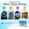 Optx 20/20 Hydrotac Dive Optx Stick On Bifocal Scuba Diving Mask Magnify Lenses