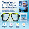 Optx 20/20 Hydrotac Dive Optx Stick On Bifocal Scuba Diving Mask Magnify Lenses