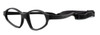 Mira Flex Flexible Eyeglasses Collection Nick in Black :: Custom Left & Right Lens