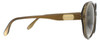 Side View of GUCCI GG0793SK-002 Women's Designer Sunglasses Chocolate Crystal Gold/Brown 59mm