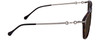 Side View of GUCCI GG0915S-002 Women's Designer Sunglasses Tortoise Havana Silver/Brown 55 mm