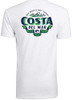 Lifestyle image 1 of Costa Del Mar Duval Short Sleeve T Shirt White with Blue Green Small 100% Cotton