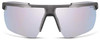 Front View of NIKE Windshield-CW4662-080 Men Sunglasses Grey Red/Silver Mirror Field Tint 75mm