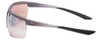 Side View of NIKE Windshield-CW4662-080 Men Sunglasses Grey Red/Silver Mirror Field Tint 75mm