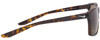 Side View of NIKE Valiant-CW4645-220 Unisex Sunglasses Brown Tortoise Havana White/Amber 60mm