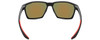 Close Up View of NIKE Maverick-P-EV1097-010 Unisex Sunglasses in Black/Polarized Red Mirror 59 mm