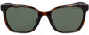 Front View of NIKE Sentiment-220 Women Square Sunglasses Brown Tortoise Havana Black/Grey 56mm