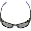 Top View of NIKE Breeze-CT8031-010 Womens Oval Designer Sunglasses in Black Purple/Grey 57mm