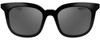 Front View of NIKE Myriad-P-CW4720-010 Women's Sunglasses in Black Silver/Polarized Grey 52 mm