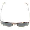Close Up View of Carrera 152-S Women's Sunglasses in Gold Brown Tortoise Clear Crystal/Green 60mm
