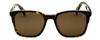 Front View of Rag&Bone RNB5016/S Unisex Square Sunglasses in Tortoise Havana Silver/Brown 52mm