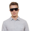 Top View of Police SPL892 Unisex Rimless Sunglasses Black Gunmetal/Smoke Grey Gradient 99 mm