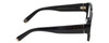 Side View of Philipp Plein VPP081-0700 Unisex Square Designer Reading Glasses Black Gold 55mm
