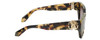 Side View of Roberto Cavalli SRC016M-0AGG Womens Sunglasses in Brown Green Tortoise/Pink 55mm