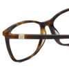 Close Up View of Yalea VYA020-0752 Women's Reading Glasses Amber Brown Tortoise Havana Gold 54 mm