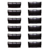 Image 8 of Wholesale Bulk Lot of Black Snap Beltloop Eyeglass Cases Syn.Leather Felt Interior Button Closure