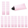 Wholesale Bulk Lot of Soft Squeeze Top Slip In Eyeglasses Case And Holder In Faux Ostrich Leather, Pink