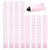 Wholesale Bulk Lot of Soft Squeeze Top Slip In Eyeglasses Case And Holder In Faux Ostrich Leather, Pink