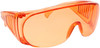 Calabria 1003 Orange/Red Large Fit Over Safety Glasses Fitover Prescription Eyewear Men Women Wrap Around Tinted Anti Fog Scratch Glare