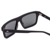 Close Up View of SITO SHADES Gt Unisex Square Designer Sunglasses Black/Polarized Iron Grey 54 mm