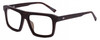 Profile View of SITO SHADES Gt Designer Blue Light Blocking Eyeglasses in Matte Chestnut Tortoise Havana Brown Unisex Square Full Rim Acetate 54 mm