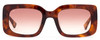 Front View of SITO SHADES Indi Unisex Sunglass Orange Brown Tortoise Havana/Pink Gradient 50mm