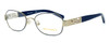 Tory Burch TY1043 Designer Eyeglasses in Blue-Gold (3058) :: Custom Left & Right Lens
