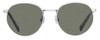 Front View of Elton John CHOPIN 2 Unisex Sunglasses Platinum Silver/G-15 Anti-Reflective 50 mm