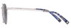 Side View of Elton John CHOPIN 2 Unisex Sunglasses Platinum Silver/G-15 Anti-Reflective 50 mm